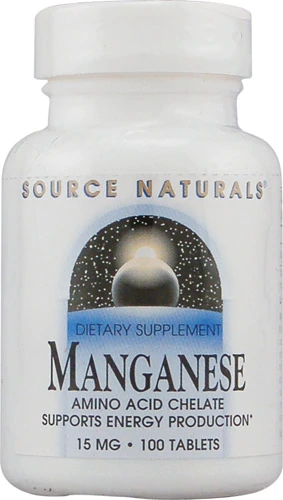 Source Naturals Manganese -- 10 mg - 100 Tablets