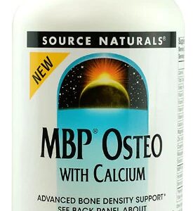 Source Naturals MBP® Osteo com Cálcio - 180 Comprimidos para Saúde Óssea