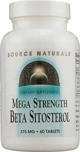 Source Naturals Beta Sitosterol Mega Strength 375mg - 60 Comprimidos