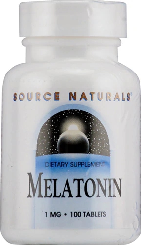 Source Naturals Melatonina 1 mg - 100 Comprimidos - Auxílio Natural para o Sono