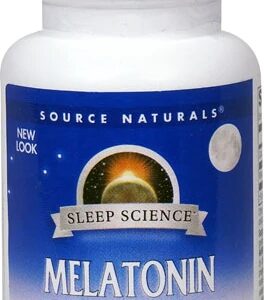 Source Naturals Melatonina 10mg - 120 Comprimidos para Sono Reparador