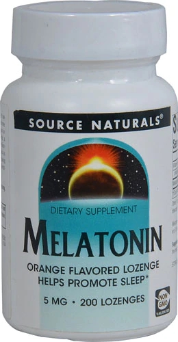Source Naturals Melatonina Laranja 5mg - 200 Pastilhas