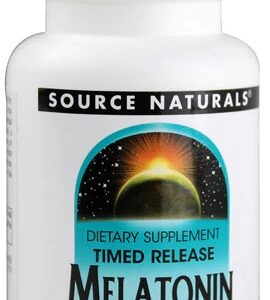 Source Naturals Melatonina Liberação Prolongada 3mg - 60 Comprimidos