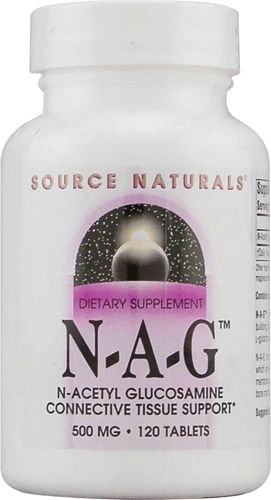 Source Naturals N-A-G N-Acetil Glucosamina 500mg 120 Comprimidos