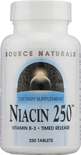 Source Naturals Niacin 250™ Vitamin B-3 -- 250 mg - 250 Tablets
