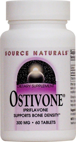 Source Naturals Ostivone™ Ipriflavona 300mg - 60 Comprimidos - Saúde Óssea