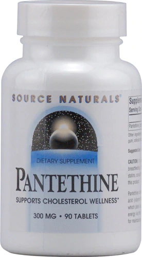 Source Naturals Pantetina 300mg - 90 Comprimidos: Saúde Metabólica e Energética