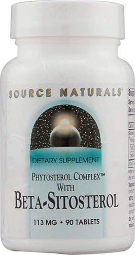 Source Naturals Phytosterol Complex com Beta-Sitosterol - 90 Comprimidos (113mg)