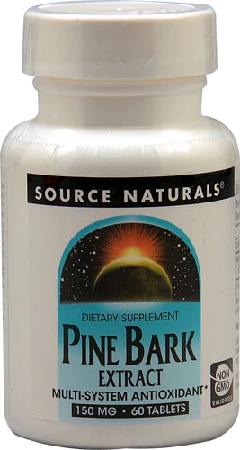 Source Naturals Extrato de Casca de Pinheiro 150mg - 60 Comprimidos - Antioxidante Poderoso