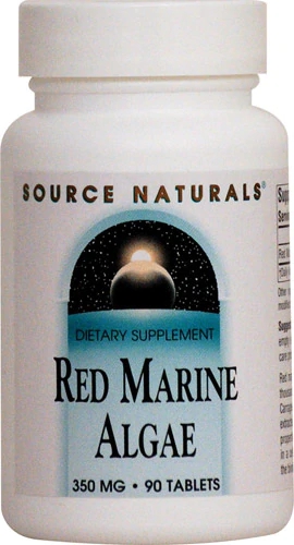 Source Naturals Algas Marinhas Vermelhas 350mg 90 Comprimidos - Saúde Imunológica