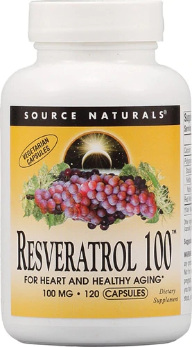 Source Naturals Resveratrol 100™ - 100mg - 120 Cápsulas