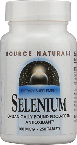 Source Naturals Selênio 100 mcg - 250 Comprimidos | Suporte Antioxidante