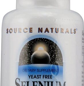 Source Naturals Selênio Sem Levedura 200mcg - 60 Comprimidos - Suporte Antioxidante
