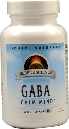 Source Naturals Serene Science GABA -- 750 mg - 90 Capsules