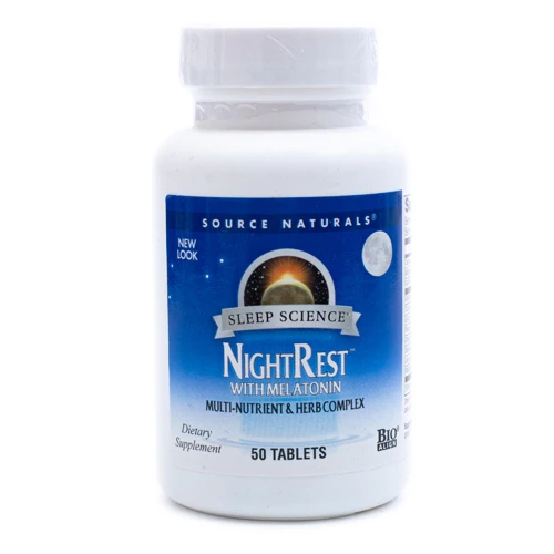 Source Naturals Sleep Science NightRest Melatonina 5mg - 50 Comprimidos