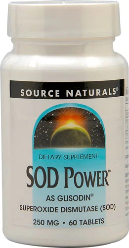 Source Naturals SOD Power com Glisodin® - 250mg - 60 Comprimidos | Antioxidante Avançado