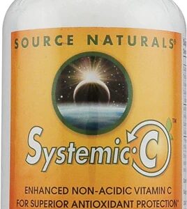 Source Naturals Systemic C 1000mg - 200 Comprimidos: Potencialize sua Imunidade e Bem-Estar