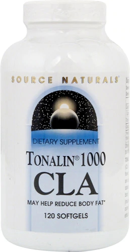 Source Naturals Tonalin CLA 1000 mg - 120 Cápsulas Softgel | Auxílio para o Bem-Estar