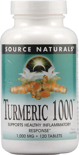 Source Naturals Cúrcuma 1000mg com Bioperine® - 120 Comprimidos