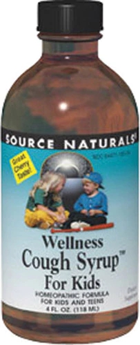 Xarope para Tosse Infantil Source Naturals Wellness Cherry 120ml - Alívio Natural