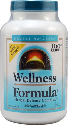 Source Naturals Wellness Formula Suplemento Alimentar 240 Cápsulas