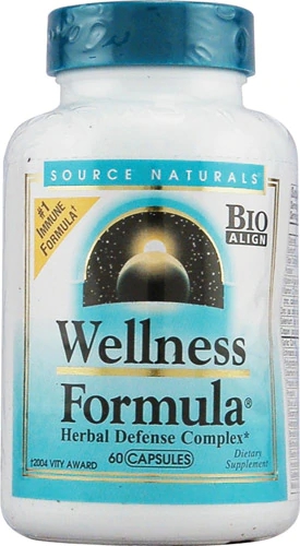 Source Naturals Wellness Formula 60 Cápsulas - Suporte Imunológico Completo