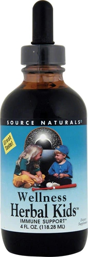 Source Naturals Herbal Kids Peppermint Líquido 120ml - Bem-Estar Infantil Natural