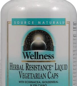 Source Naturals Wellness Herbal Resistance™ 120 Cápsulas Vegetarianas Líquidas
