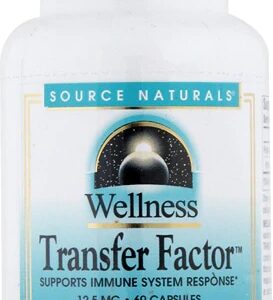 Source Naturals Wellness Transfer Factor 12.5 mg - 60 Cápsulas: Suporte Imunológico Avançado