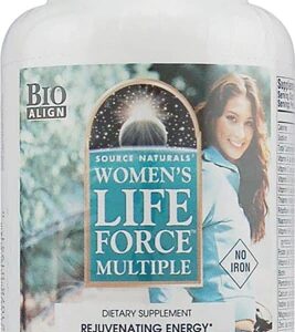 Source Naturals Women's Life Force Múltiplo Sem Ferro 45 Comprimidos - Energia e Vitalidade