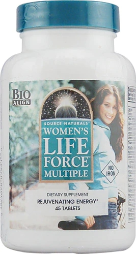 Source Naturals Women's Life Force® Multiple No Iron -- 45 Tablets
