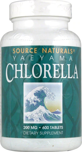 Source Naturals Yaeyama Chlorella 600 Tablets - 200mg por Dose: Potencializador Natural de Bem-Estar