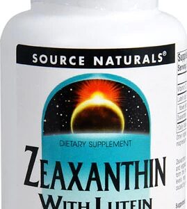 Source Naturals Zeaxantina com Luteína 10mg - 60 Cápsulas - Saúde Ocular Avançada