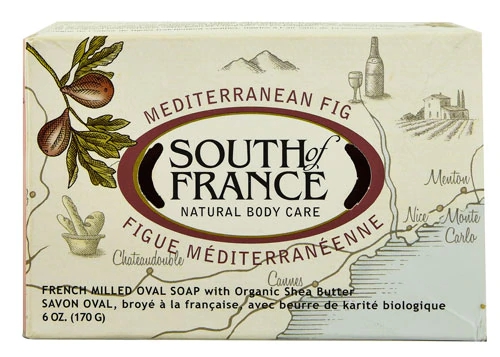Sabonete Oval Francês South of France Figo Mediterrâneo 170g