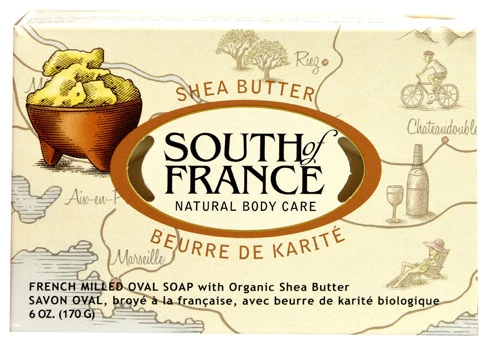 Sabonete Oval Francês South of France com Manteiga de Karité 170g - Hidratação Profunda