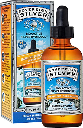 Hidrossol de Prata Bio-Ativa Sovereign Silver™ - 118ml (4 fl oz)