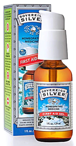 Sovereign Silver First Aid Gel Antisséptico e Anti-inflamatório 29.5ml