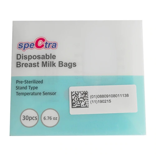 Sacos Descartáveis para Leite Materno Spectra - 30 Unidades (240ml)