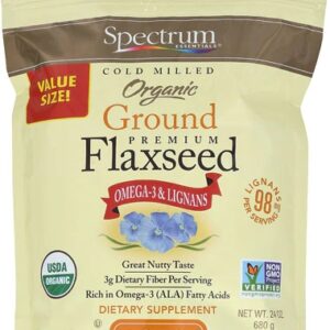 Comprar spectrum essentials® organic cold milled ground premium flaxseed -- 24 oz preço no brasil flaxseed food & beverages seeds suplementos em oferta suplemento importado loja 23 online promoção -