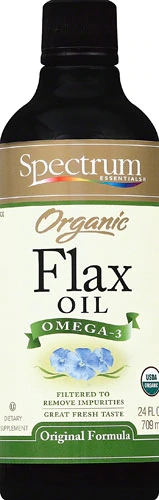 Spectrum Essentials Óleo de Linhaça Orgânico Ômega-3 Original 690ml - Suporte Nutricional Essencial
