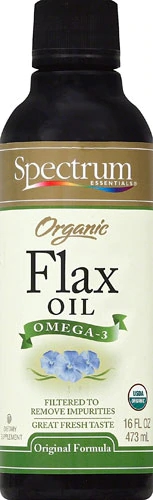 Spectrum Essentials Organic Flax Oil Omega-3 Original -- 16 fl oz