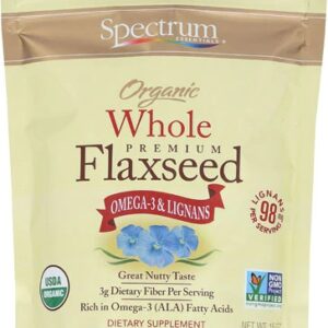 Comprar spectrum essentials organic whole flaxseed -- 15 oz preço no brasil flaxseed food & beverages seeds suplementos em oferta suplemento importado loja 69 online promoção -