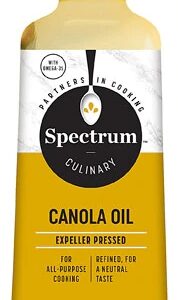 Óleo de Canola Refinado Spectrum Naturals 473ml - Pureza e Versatilidade na sua Cozinha