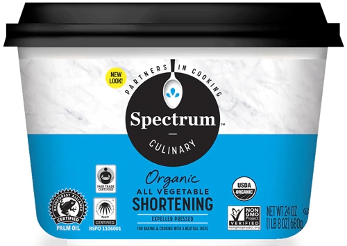 Spectrum Organic Gordura Vegetal Orgânica para Culinária Saudável - 680g