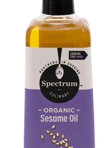 Óleo de Gergelim Orgânico Spectrum - 473ml: Pureza e Saúde na Sua Cozinha