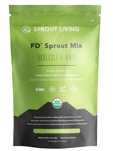 Sprout Living Organic FD™ Sprout Mix Broccoli & Kale -- 4 oz