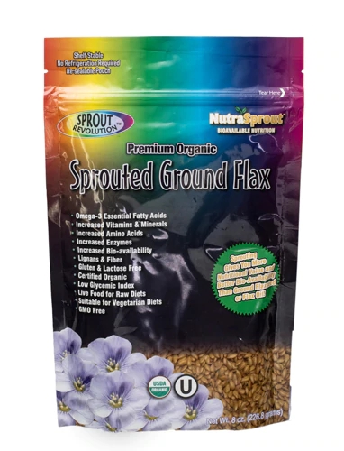 Linhaça Germinada Orgânica Premium Sprout Revolution Moída 227g