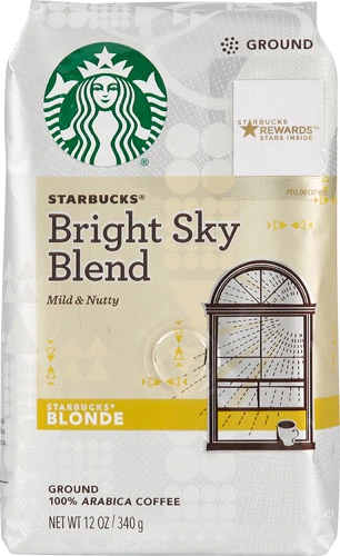 Café Torrado e Moído Starbucks Blonde Roast Bright Sky Blend - 340g