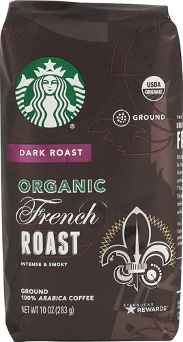 Café Torrado Escuro Orgânico Starbucks French Roast Moído 283g - Sabor Intenso e Sustentável