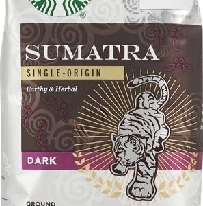 Starbucks Ground Coffee Dark Roast Single-Origin Sumatra -- 12 oz